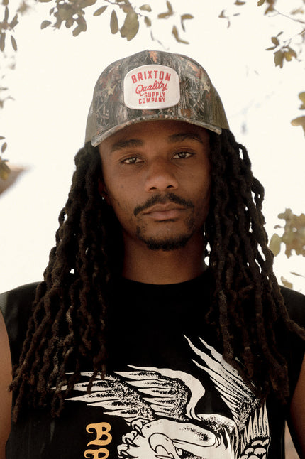 Brixton Hubal C MP Trucker Cap Tree Camo/Olive