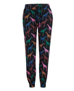 Sugarhill Brighton Donna Jersey Joggers Black Giraffe Spots