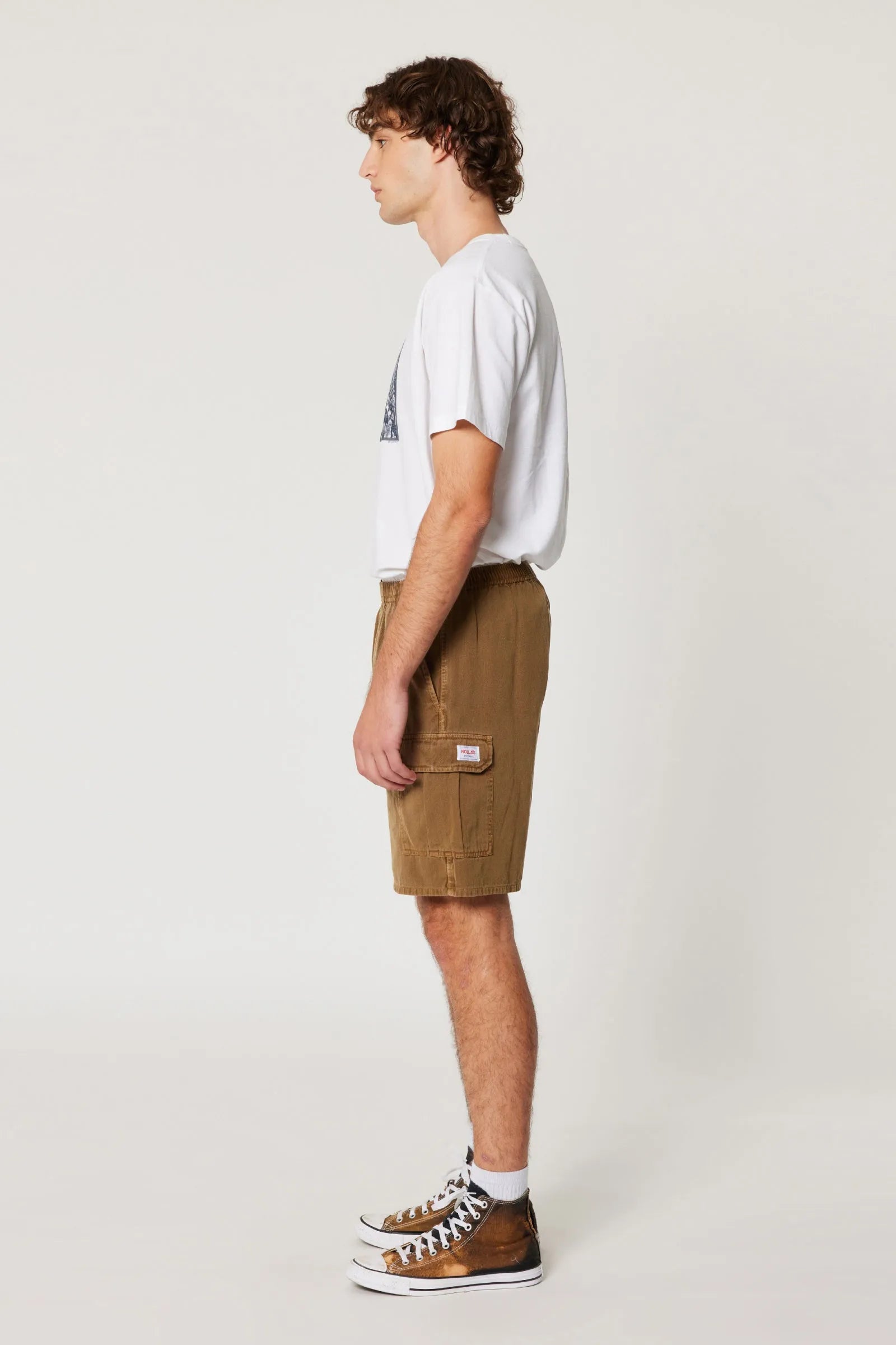 Rollas Cargo Short Bronze