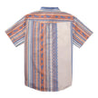 Sendero Serape Pearl Snap SS Shirt Western Stripe Indigo