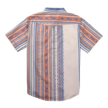 Load image into Gallery viewer, Sendero Serape Pearl Snap SS Shirt Western Stripe Indigo
