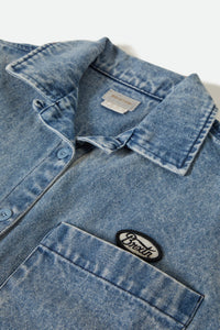 Brixton Utopia Overshirt Denim