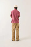 Brixton Century Short Sleeve Shirt Pink Shadow Plaid