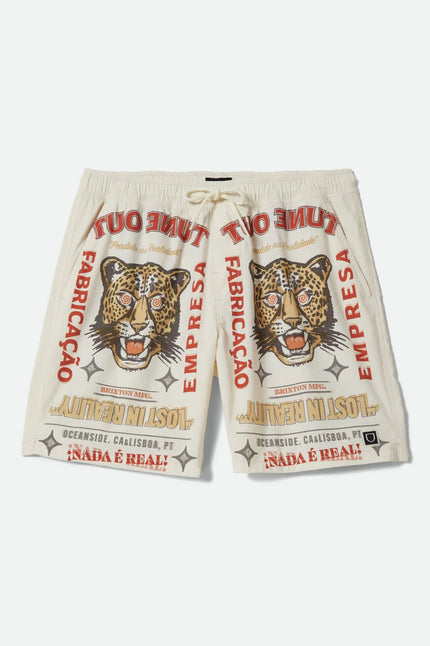 Brixton Everyday Stretch Hybrid Short Lost In Reality Print