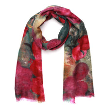 Load image into Gallery viewer, Namaskar W21-41 Merino Wool Scarf Plum
