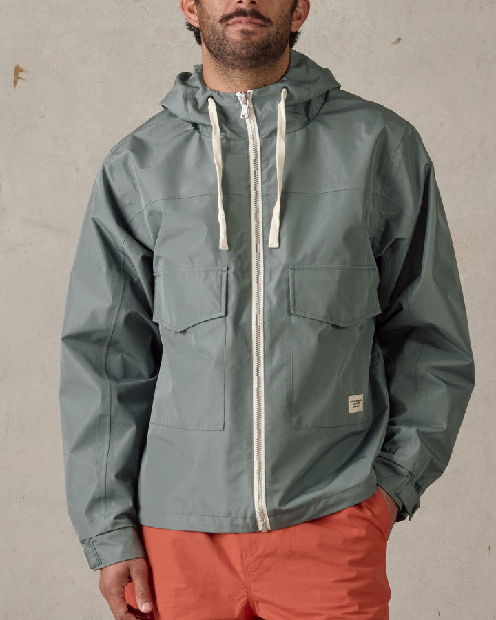 McTavish Water Proof Hooded Jacket Green