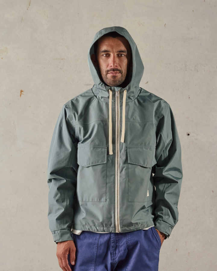 McTavish Water Proof Hooded Jacket Green