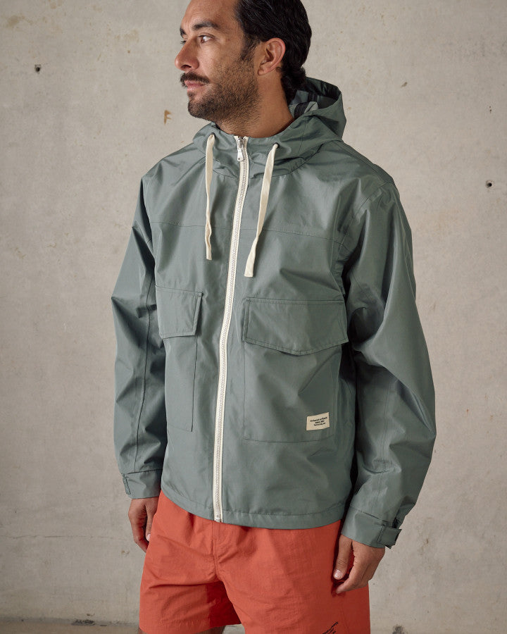 McTavish Water Proof Hooded Jacket Green