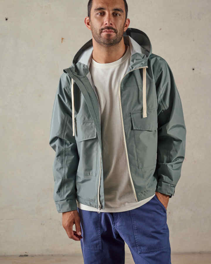 McTavish Water Proof Hooded Jacket Green