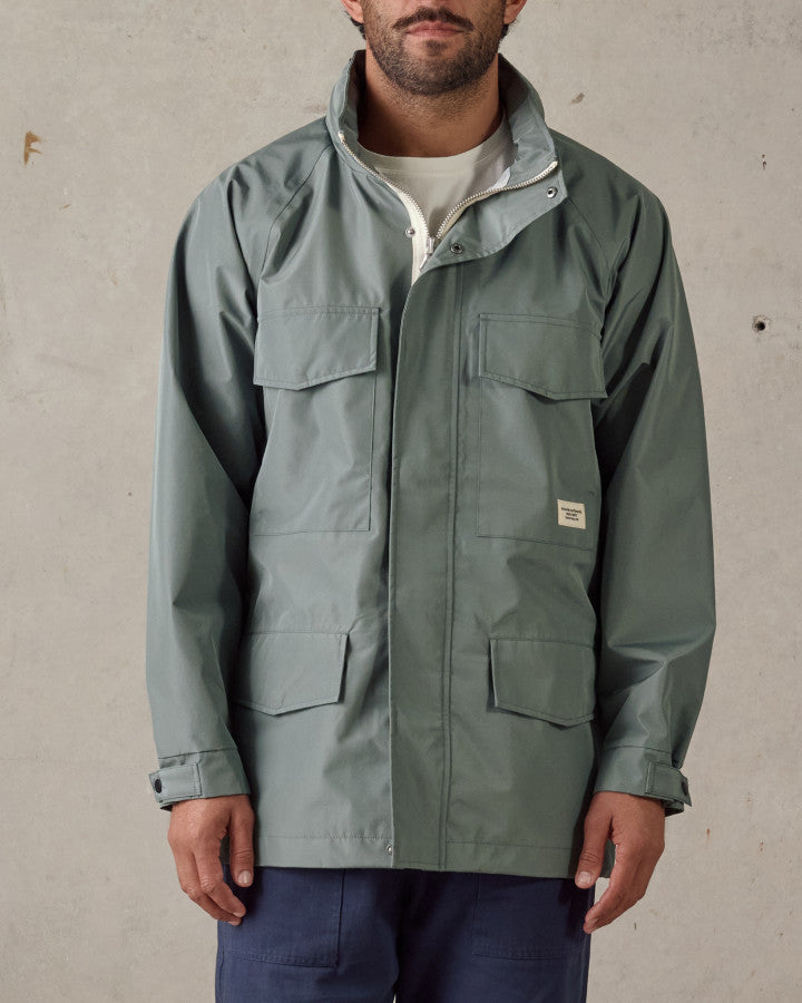 McTavish Water Proof Hooded Jacket Green