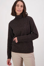 Load image into Gallery viewer, Swanndri Lyttelton V2 Roll Neck Knit Coffee
