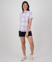 Swanndri Manaia S/S Shirt Lavender Check