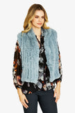 Pingpong Arlo Faux Fur Vest Bluebell