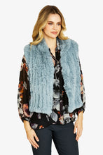 Load image into Gallery viewer, Pingpong Arlo Faux Fur Vest Bluebell
