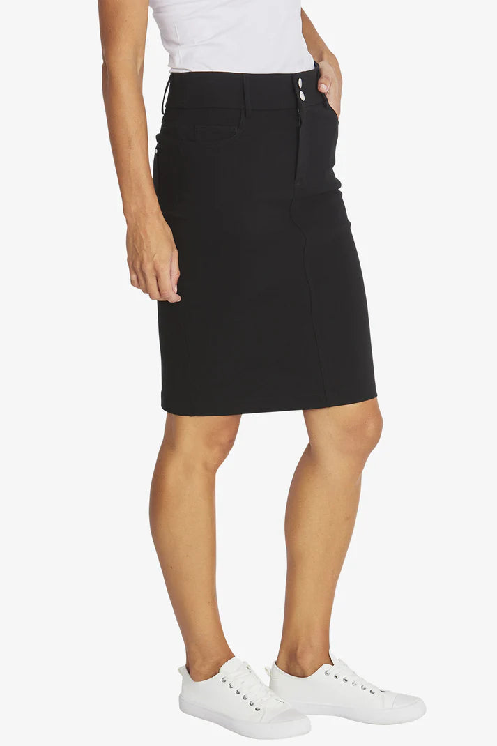 Pingpong Bengaline Skirt Black