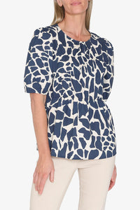 Pingpong Giraffe Top Giraffe Print