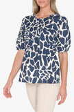 Pingpong Giraffe Top Giraffe Print