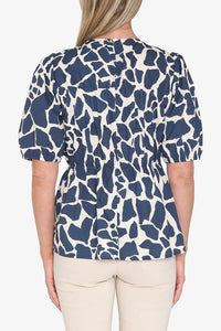 Pingpong Giraffe Top Giraffe Print