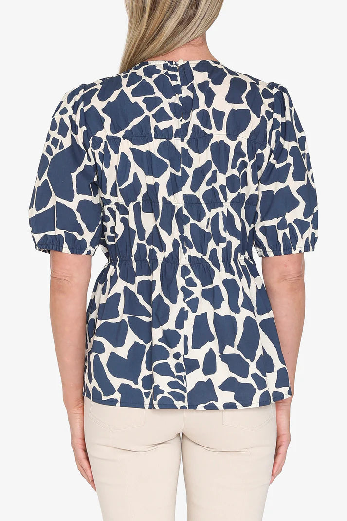 Pingpong Giraffe Top Giraffe Print