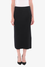 Load image into Gallery viewer, Jump Cotton Knit Rib Skirt Black
