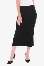 Load image into Gallery viewer, Jump Cotton Knit Rib Skirt Black
