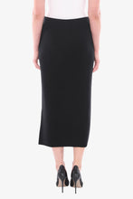 Load image into Gallery viewer, Jump Cotton Knit Rib Skirt Black
