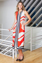 Load image into Gallery viewer, Pingpong Linear Maxi Dress Linear Print
