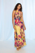 Load image into Gallery viewer, Kachel Mia Pleated Maxi Dress Golden Dusk
