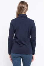 Load image into Gallery viewer, Jump Cotton Roll Neck Skivvy Navy

