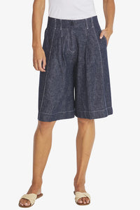 Pingpong Taylor Culotte Short Indigo Mix