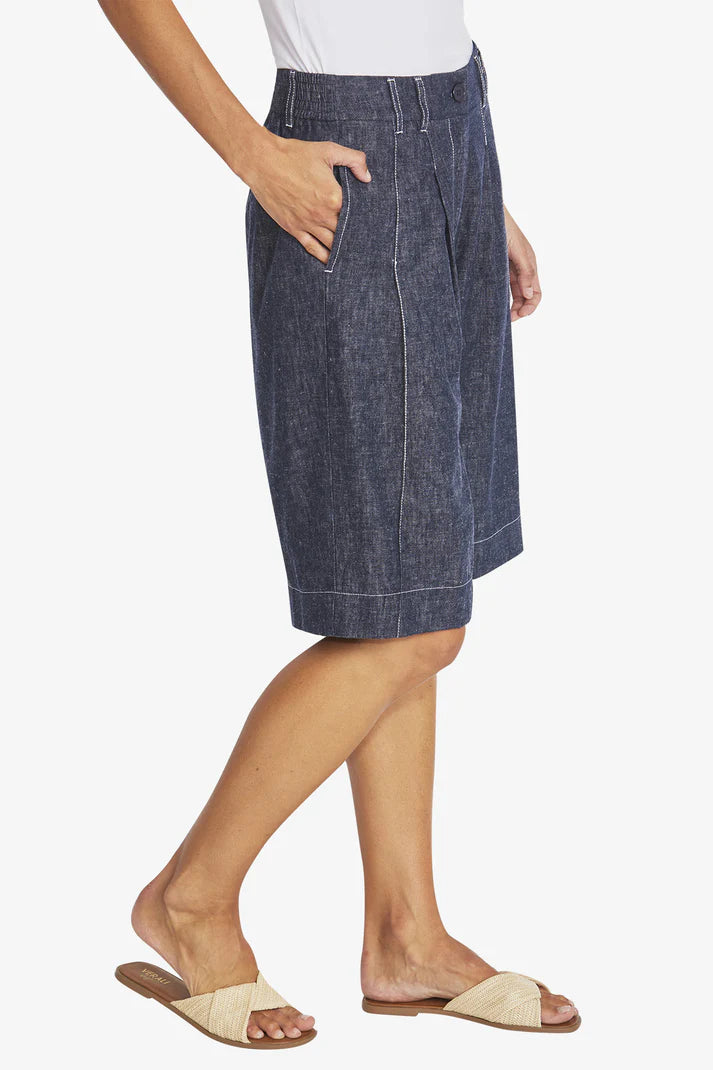 Pingpong Taylor Culotte Short Indigo Mix
