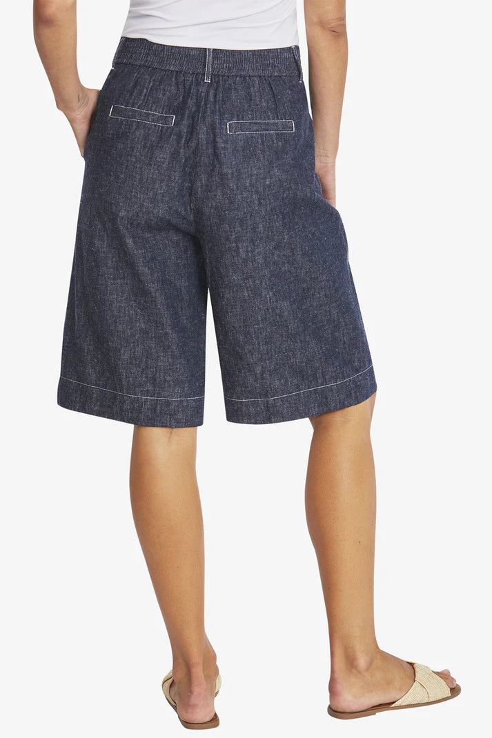 Pingpong Taylor Culotte Short Indigo Mix