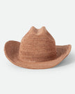 Brixton Odessa Straw Packable Cowboy Hat Italian Clay