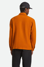 Load image into Gallery viewer, Brixton Union Zip Flannel Rustic Caramel
