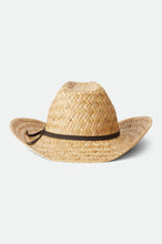 Load image into Gallery viewer, Brixton Houston Straw Cowboy Hat Natural
