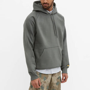 Carhartt WIP Hooded Chase Sweat Thyme/Gold