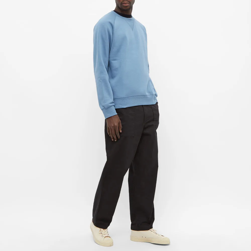 Carhartt WIP Chase Sweat Icy Blue/Gold