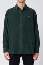 Load image into Gallery viewer, Rollas Men At Work Fat Cord Shirt Deep Green
