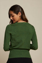 Load image into Gallery viewer, King Louie Cardi V Neck BCI Kale Green
