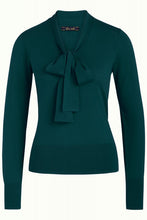 Load image into Gallery viewer, King Louie Ellen Bow Top Cottonclub Pine Green
