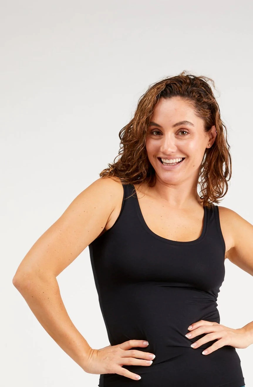 Tani Scoop Tank 79246 Black
