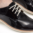 Rollie Derby Super Soft Black Patent Crinkle