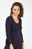 Tani Regular Scoop L/S Tee 79350 French Navy