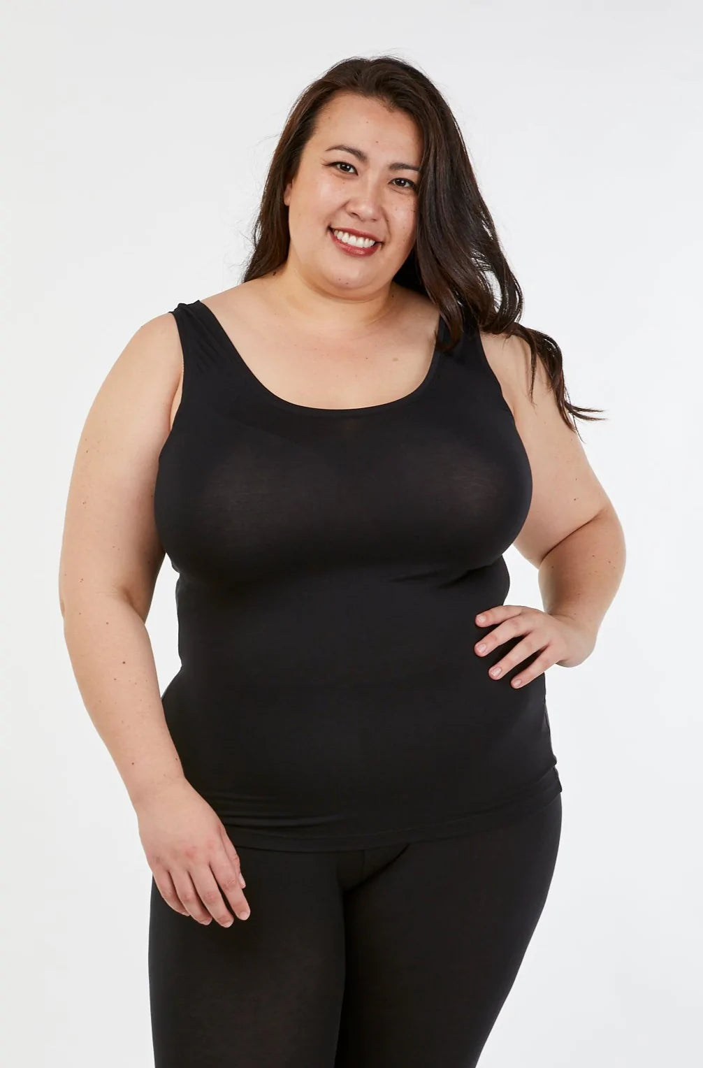 Tani Scoop Tank 79246 Black
