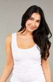 Tani Scoop Tank 79246 White