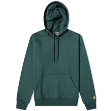 Load image into Gallery viewer, Carhartt WIP Hooded Chase Sweat Juniper/Gold
