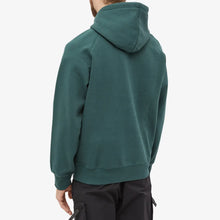 Load image into Gallery viewer, Carhartt WIP Hooded Chase Sweat Juniper/Gold
