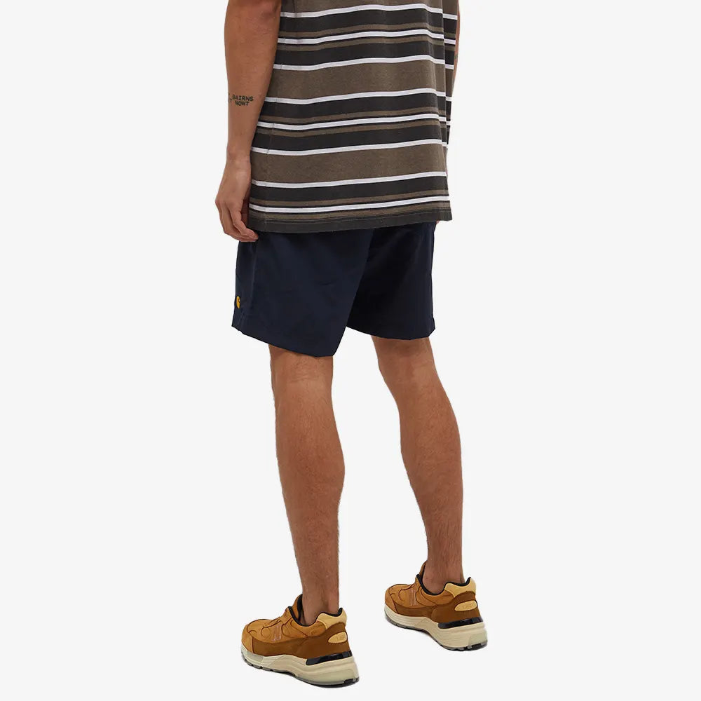 Carhartt WIP Chase Swim Trunks Dark Navy/Gold