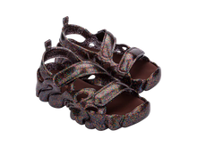 Load image into Gallery viewer, Melissa + Collina Strada Puff Sandal AD Bordeaux Glitter

