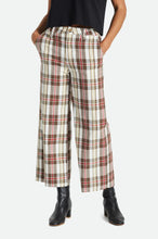 Load image into Gallery viewer, Brixton Victory Wide Leg Pant Off White/Dark Earth
